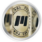 Logo no frasco com tinta cerâmica