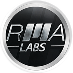 Logo na caixa em foil prateado